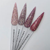 NAILSOFTHENIGHT 09  base reflectante de camuflaje con brillo 10 ml